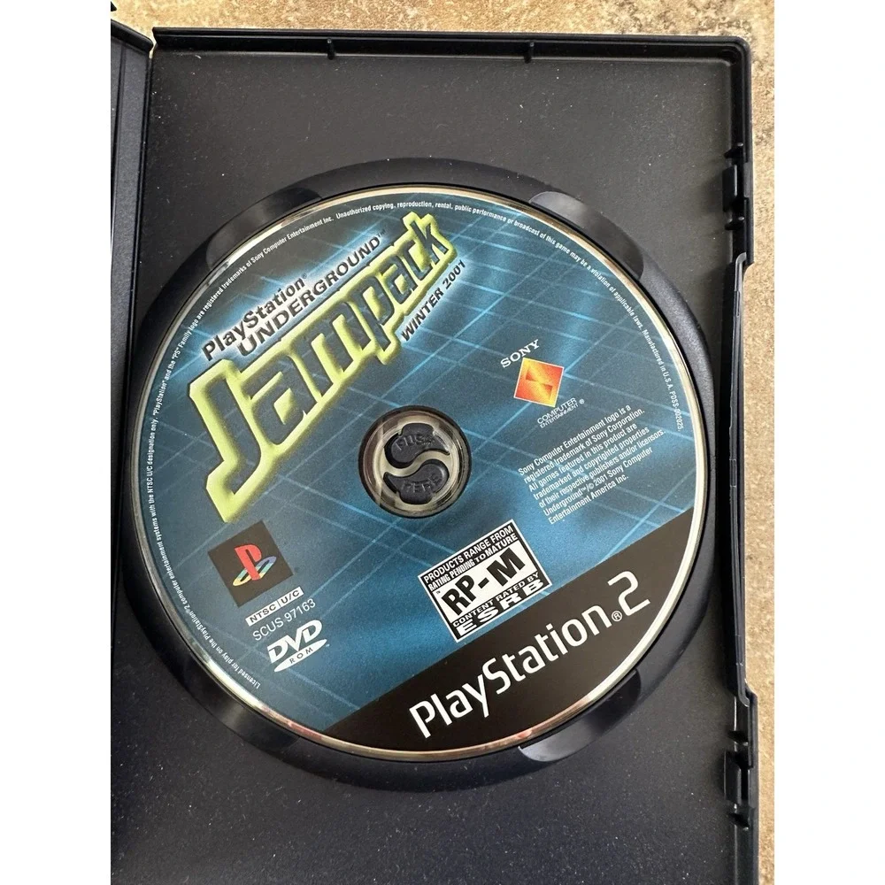 Playstation 2 PS2 Sony Underground Jampack Winter 2001 NEW AND FACTORY SEALED!